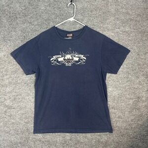 Y2K Chase Authentics Dale Jr NASCAR Tank Top T Shirt Navy Blue Large